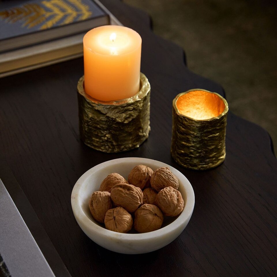 Birch Metal Candleholders