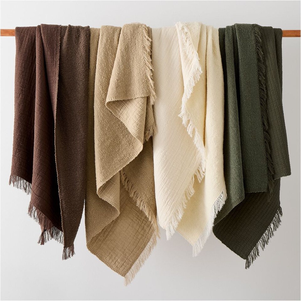 Boucle Gauze Throw