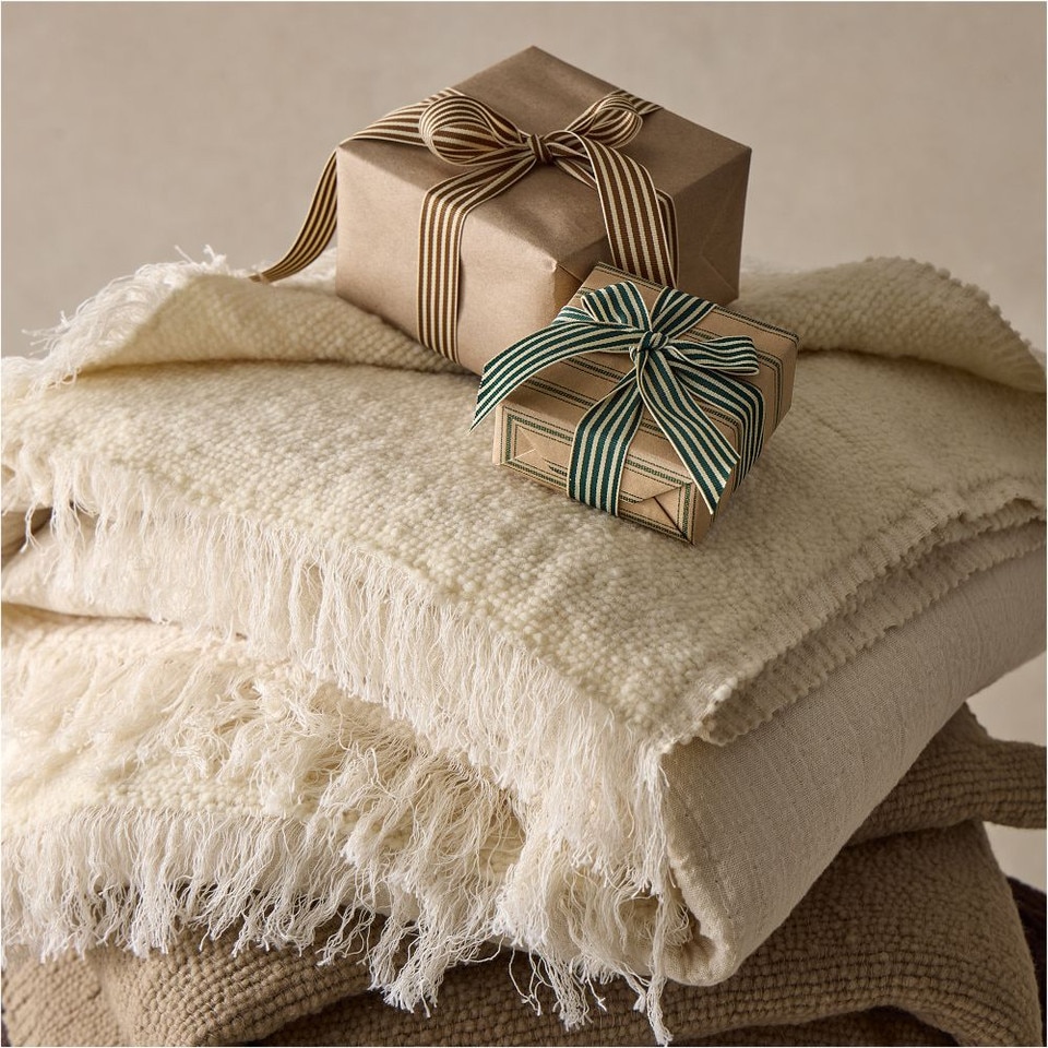 Boucle Gauze Throw