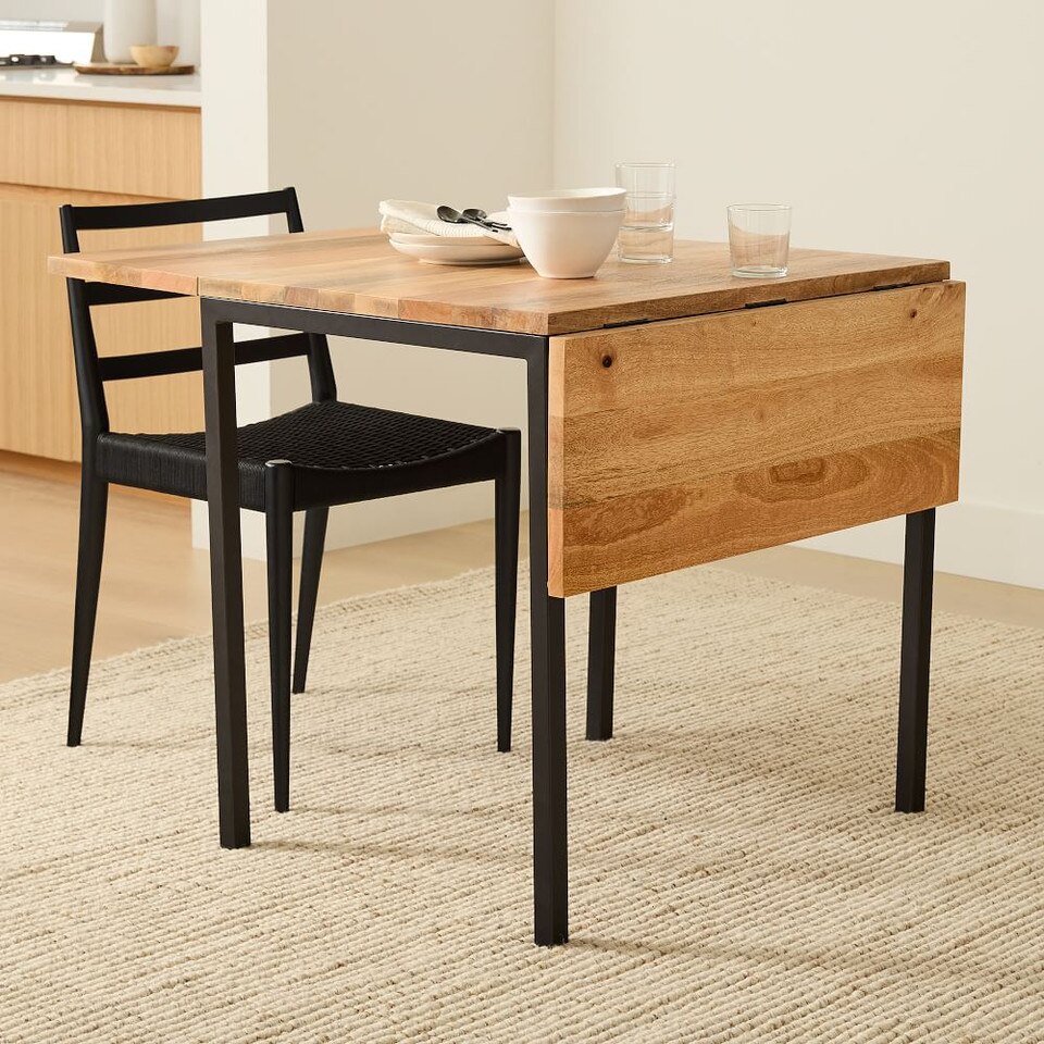 Box Frame Drop Leaf Extendable Table (61 cm - 122 cm)