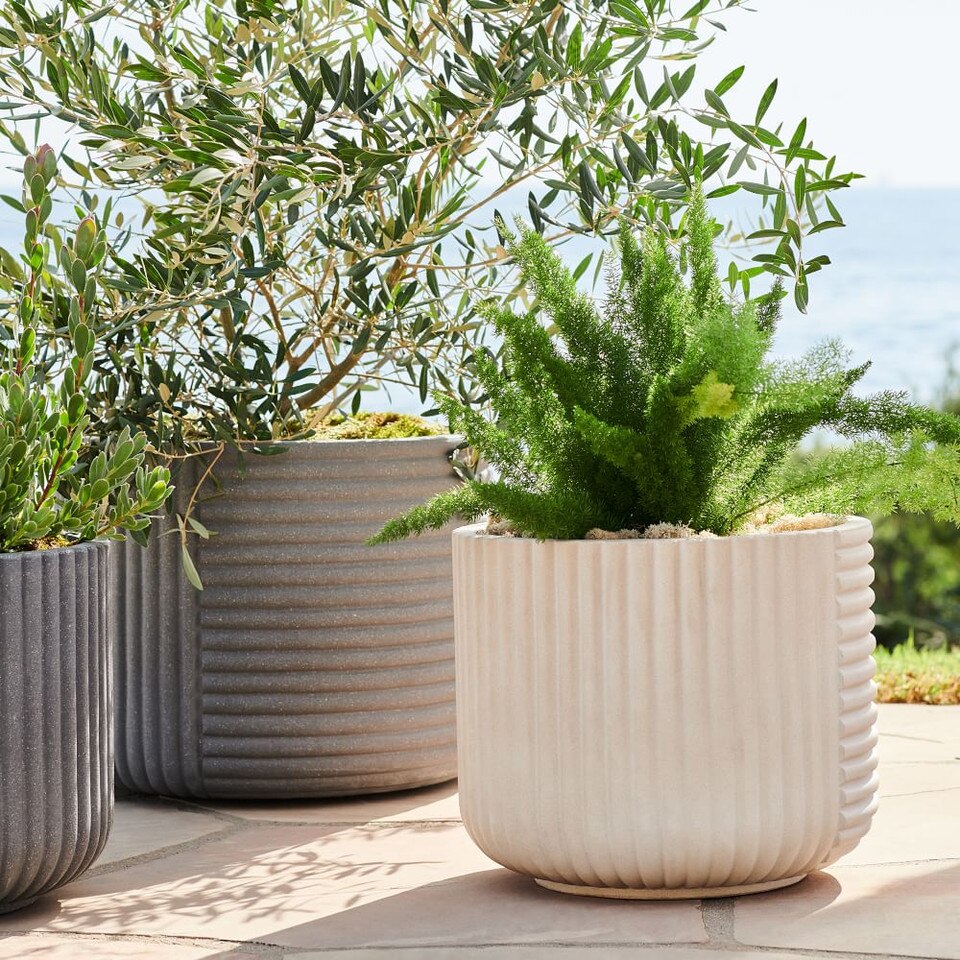 Cecilia Ficonstone Indoor/Outdoor Planters