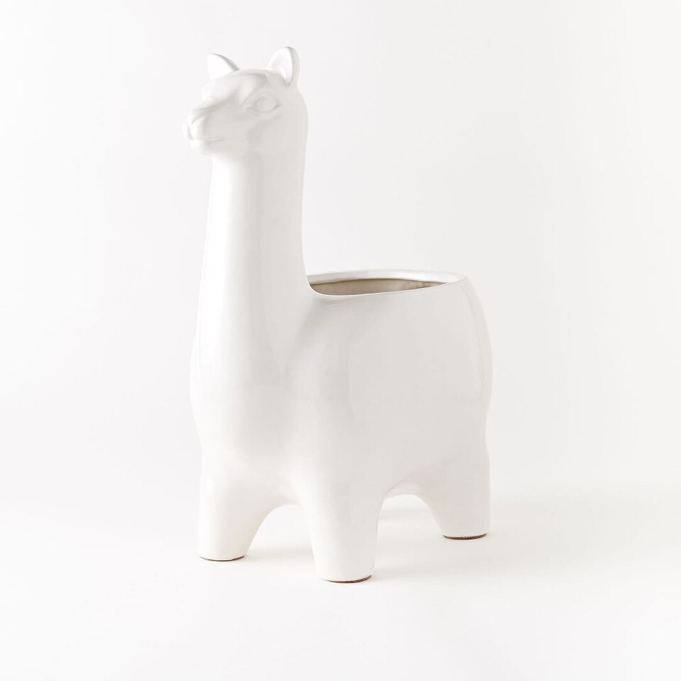 Ceramic Llama Planters