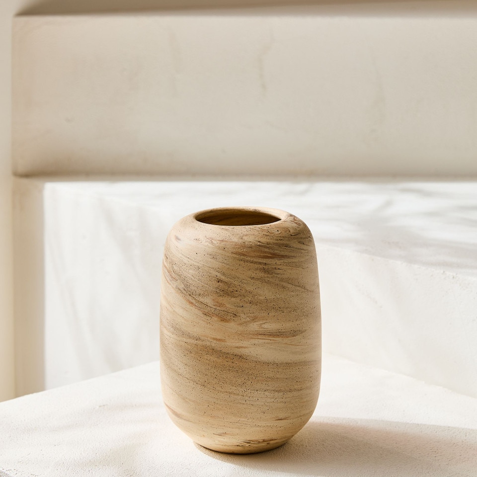 Ceramic Marbled Vases