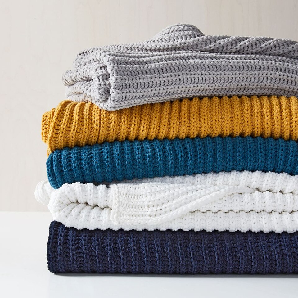 West Elm Chenille Throw