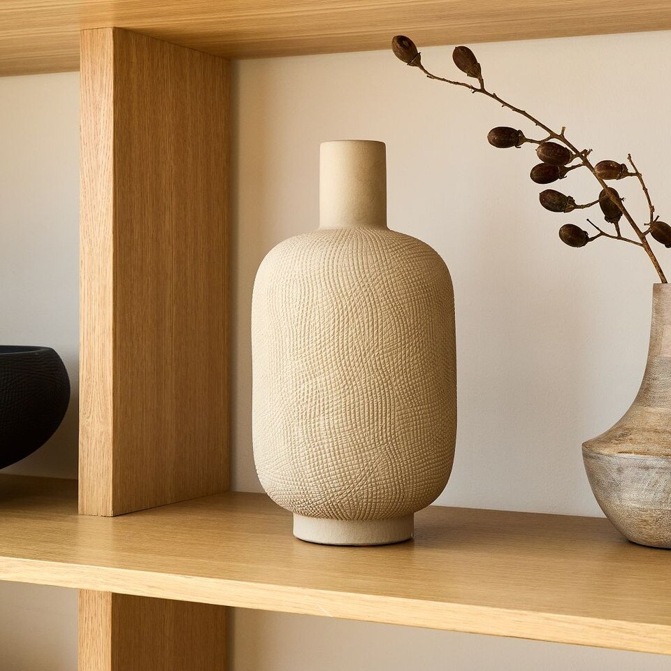 Combed Ceramic Vases