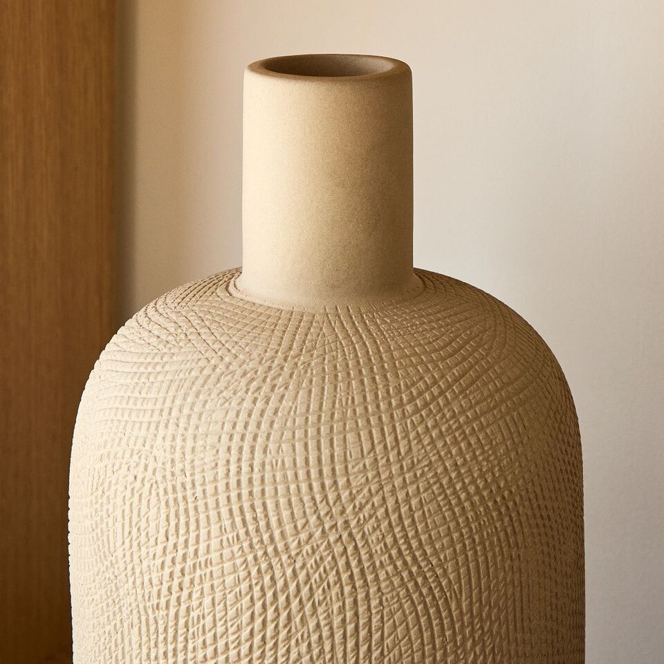 Combed Ceramic Vases