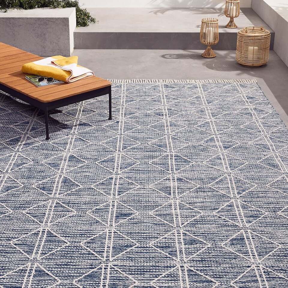 Reflected Diamonds Indoor/Outdoor Rug | west elm Australia