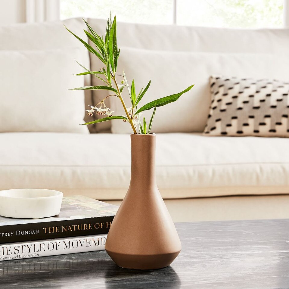 Crackle Glazed Ceramic Vases