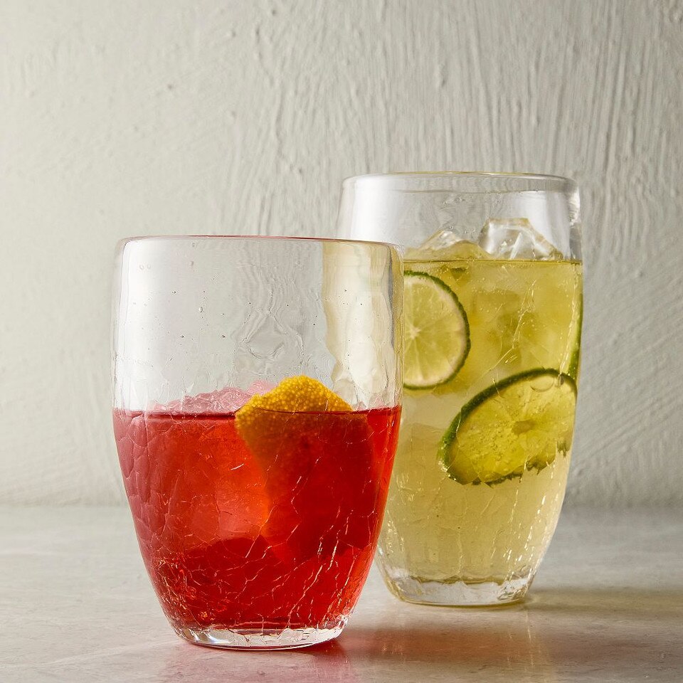 Crackled Glassware