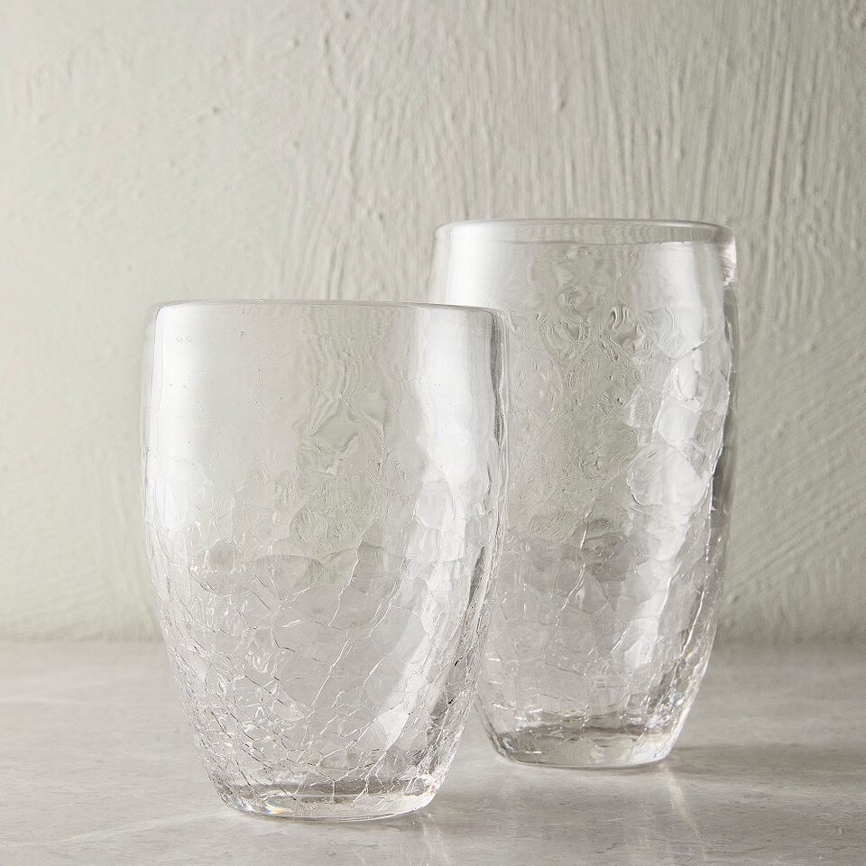 Crackled Glassware