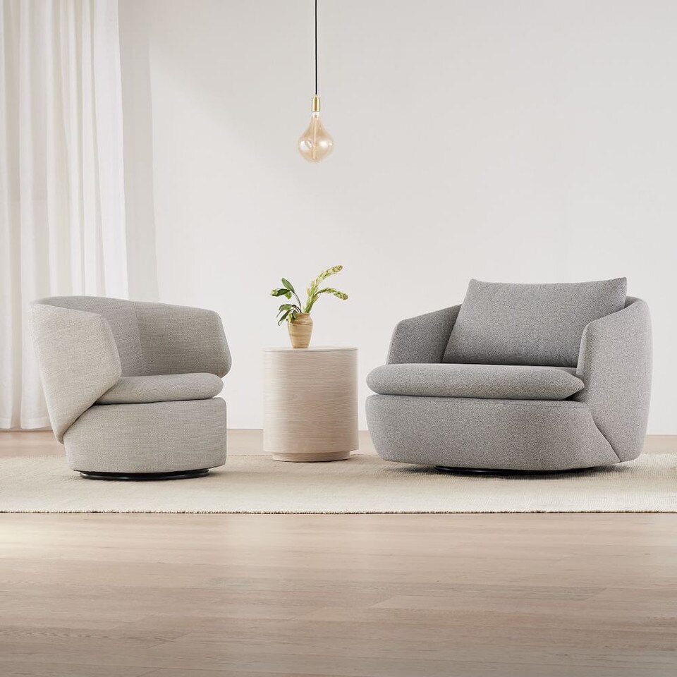 West Elm Crescent Swivel Chair