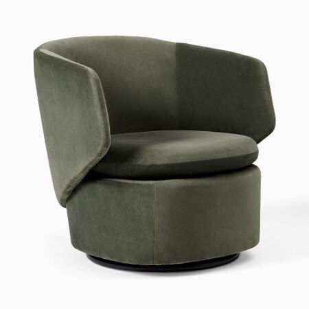 Crescent Swivel Chair West Elm Australia