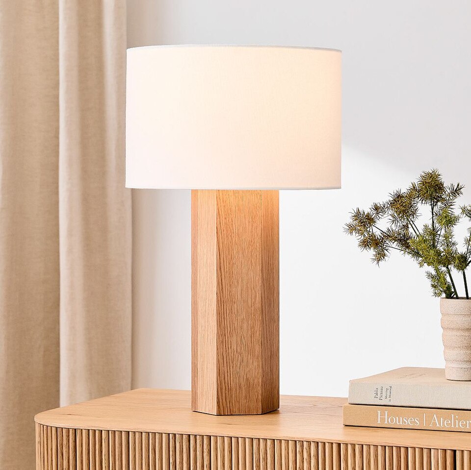 Culver Wood Table Lamp (51 cm - 61 cm)