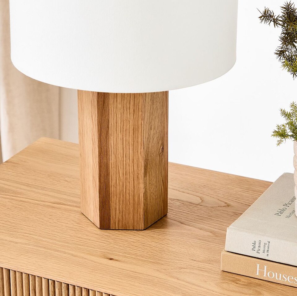 Culver Wood Table Lamp (51 cm - 61 cm)