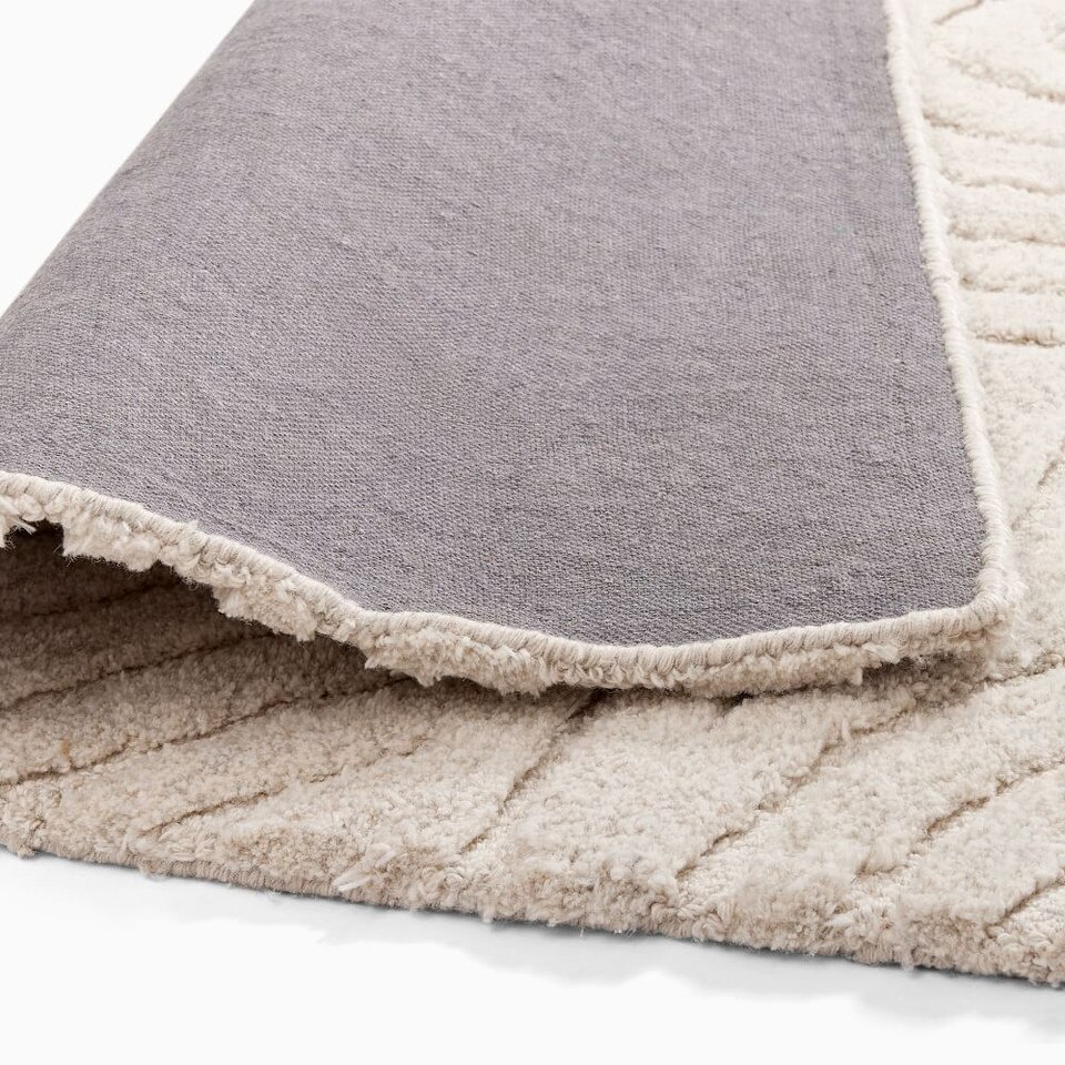 Curved Lines Easy Care Rug | West Elm Australia