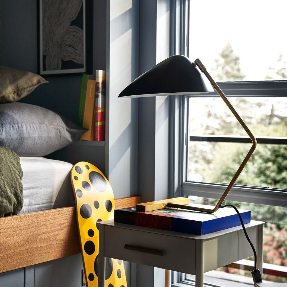 Curvilinear Mid-Century Table Lamp (51 cm)