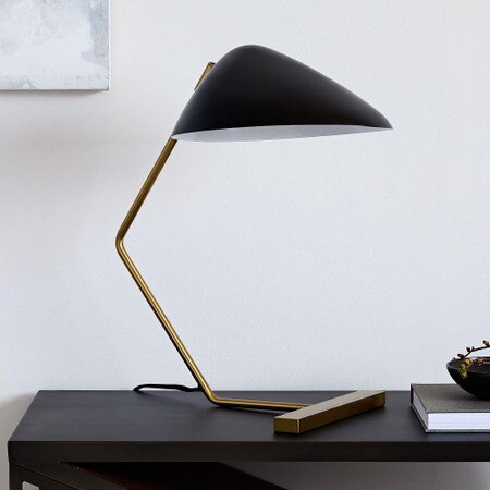 Curvilinear Mid Century Table Lamp