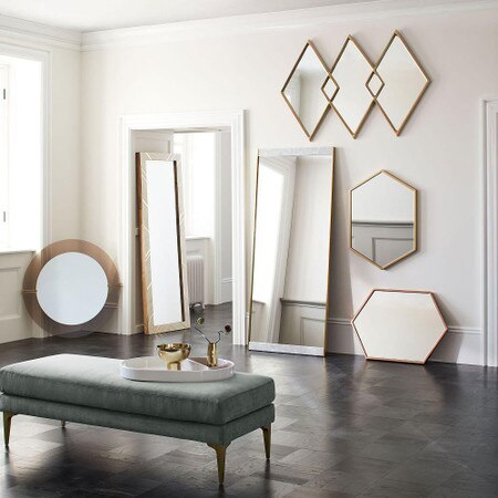 Dapper Glass Wall Mirror West Elm Australia