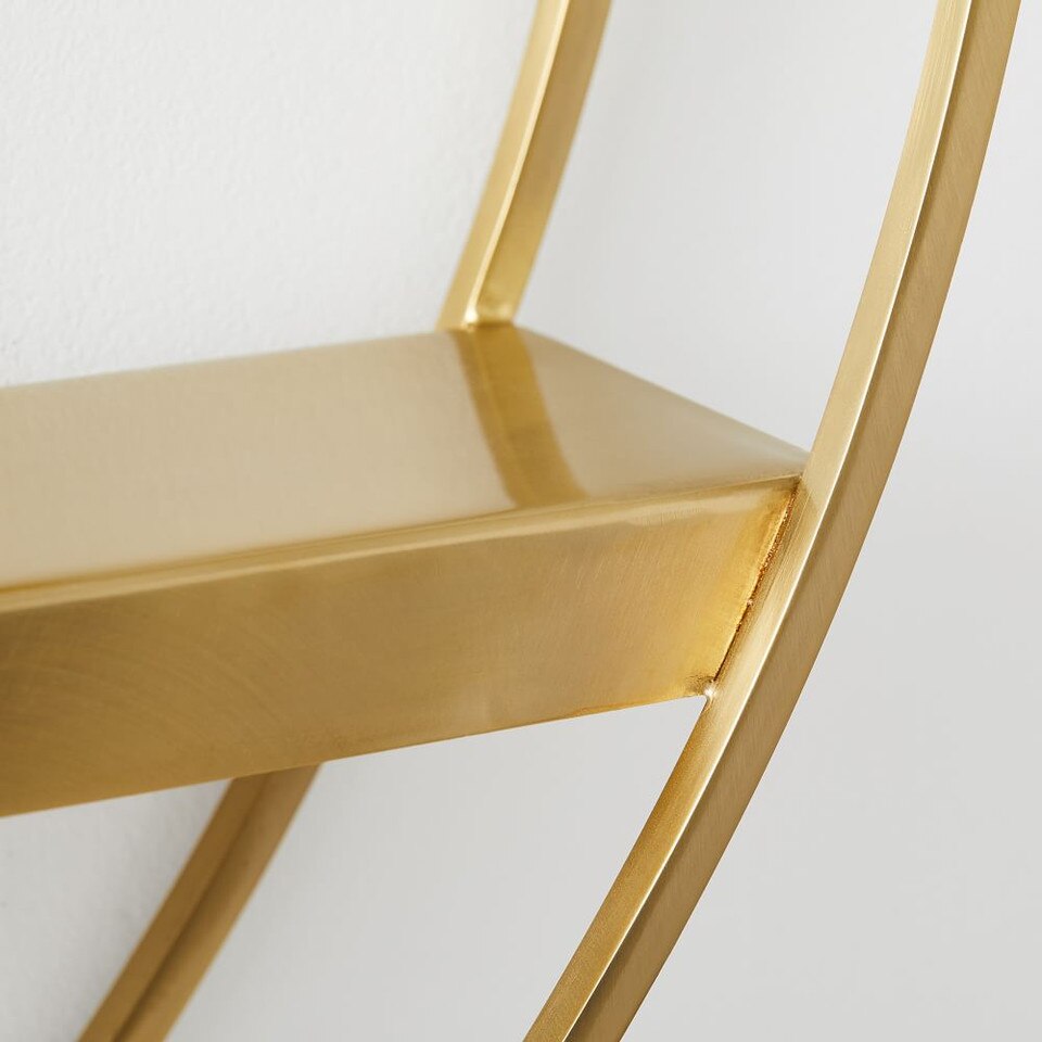 Deco Round Metal Shelf