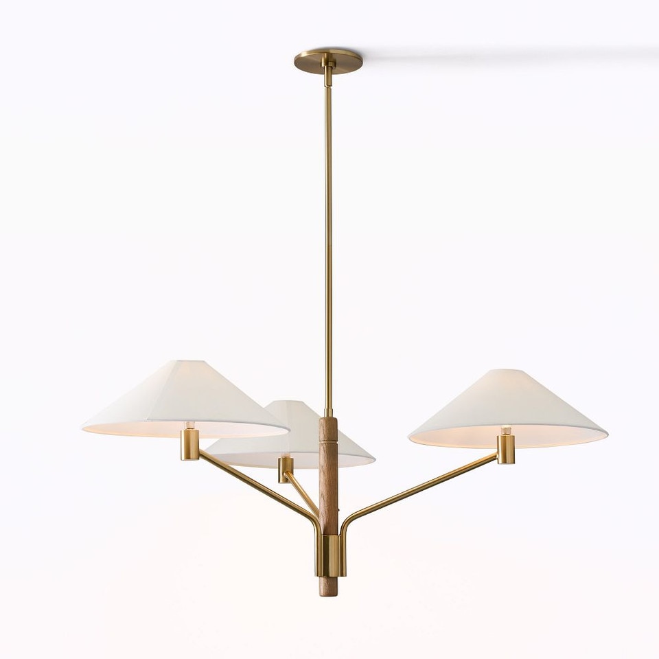 Devon 3-Light Chandelier (102 cm) - West Elm Australia