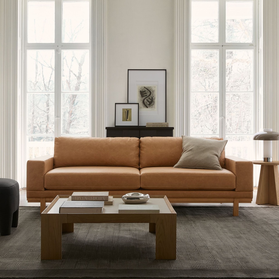 Dewitt Leather Sofa