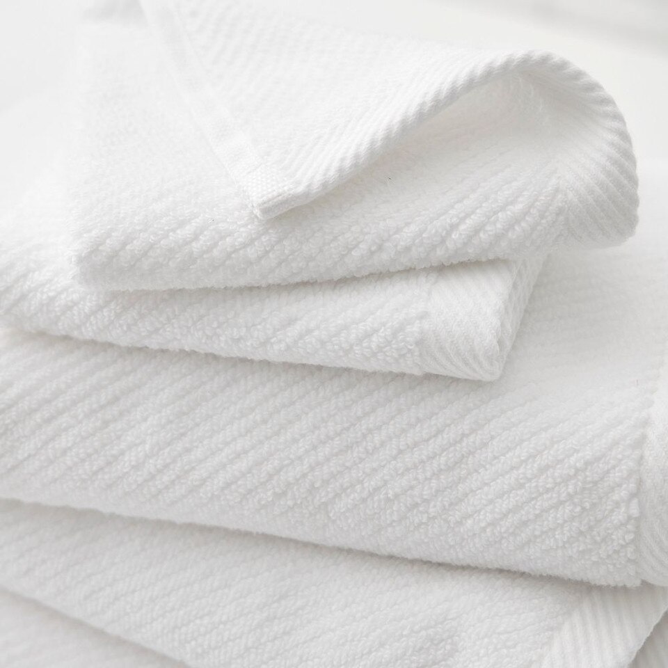 Diagonal Ribbed Towels