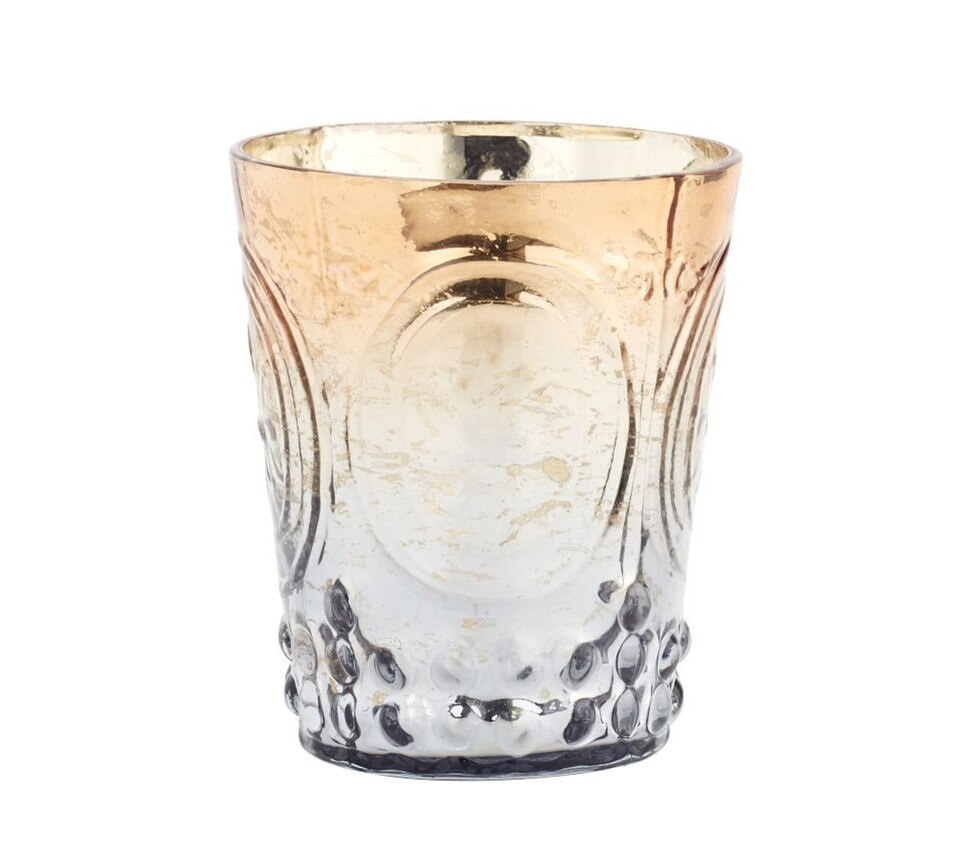 Pottery Barn Eclectic Mercury Votive Holders, Set of 6 - Silver