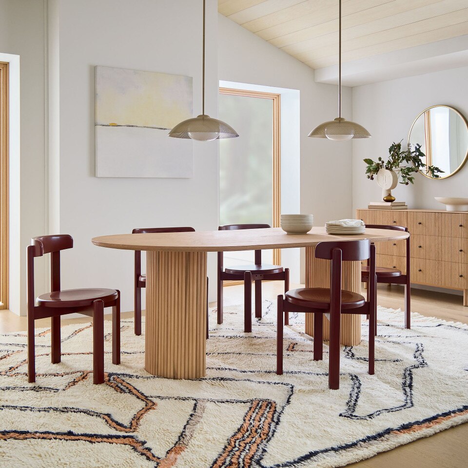 Ellington Oval Pedestal Dining Table (218 cm)