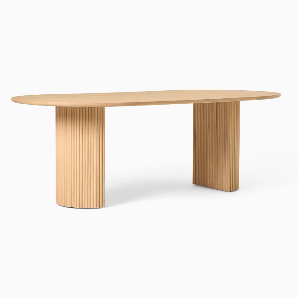 Ellington Oval Pedestal Dining Table (218 cm)
