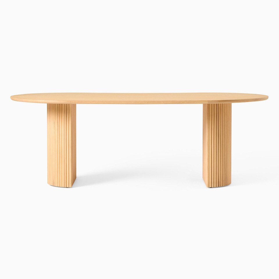 Ellington Oval Pedestal Dining Table (218 cm)