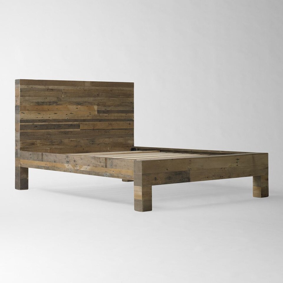 Emmerson™ Reclaimed Wood Bed - Natural