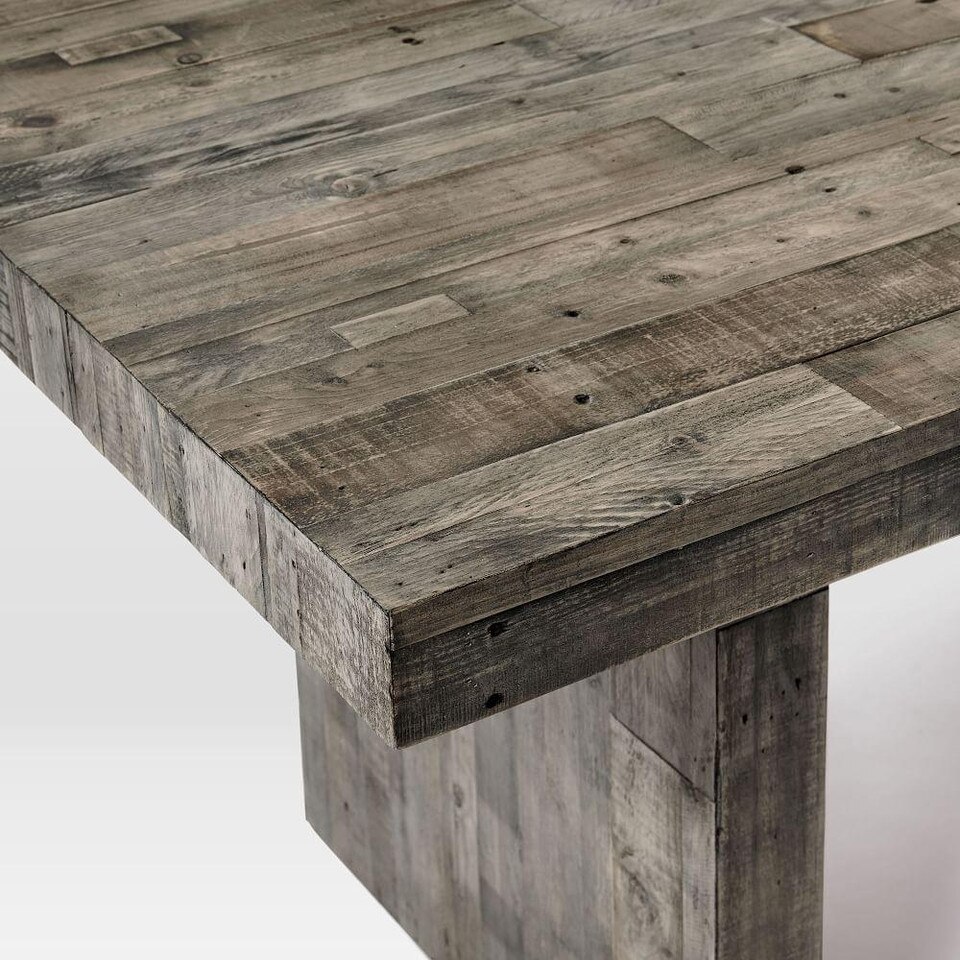 Emmerson® Reclaimed Wood Expandable Dining Table - Stone Gray