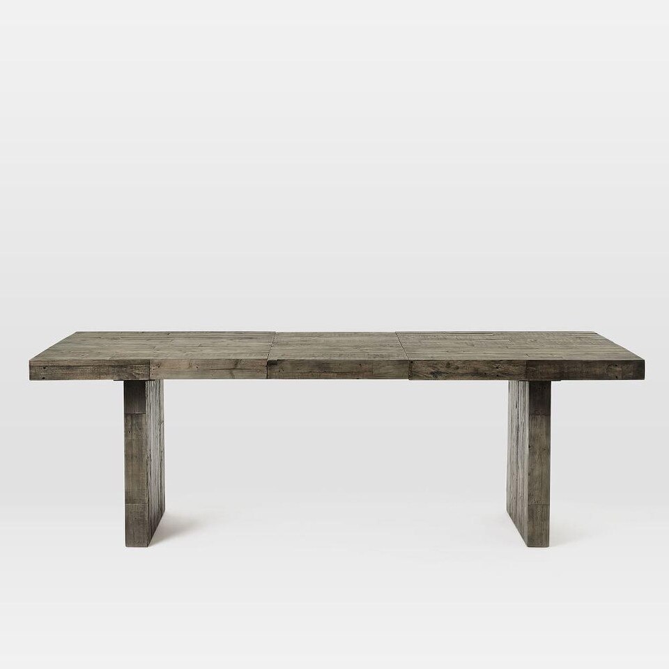 Emmerson® Reclaimed Wood Expandable Dining Table - Stone Gray