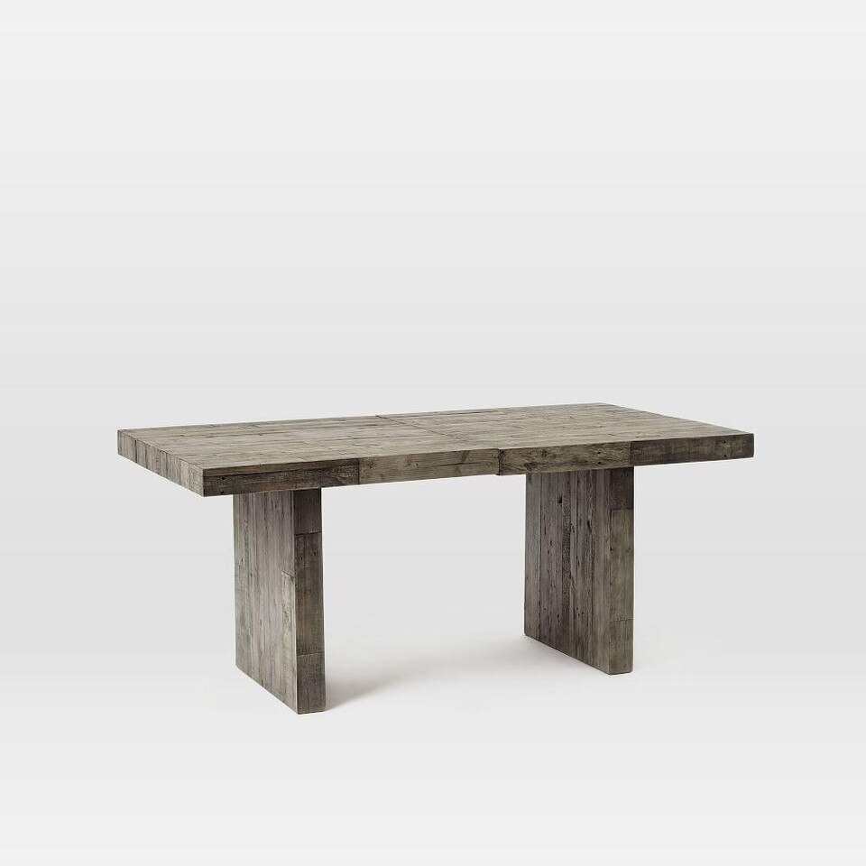 Emmerson® Reclaimed Wood Expandable Dining Table - Stone Gray
