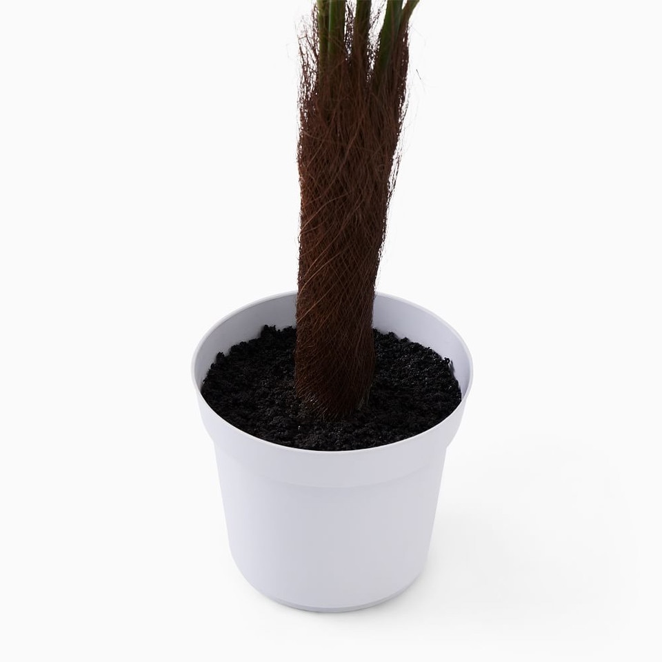 Faux Fan Palm Tree