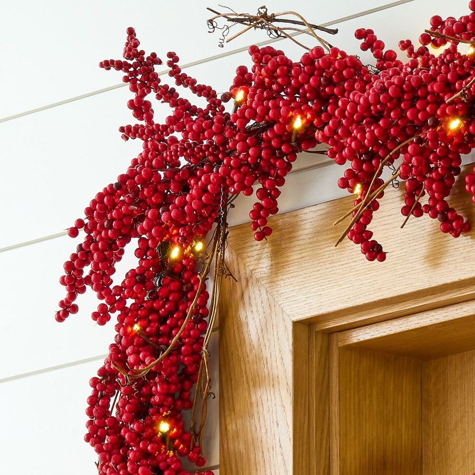 Faux Red Berries Botanicals
