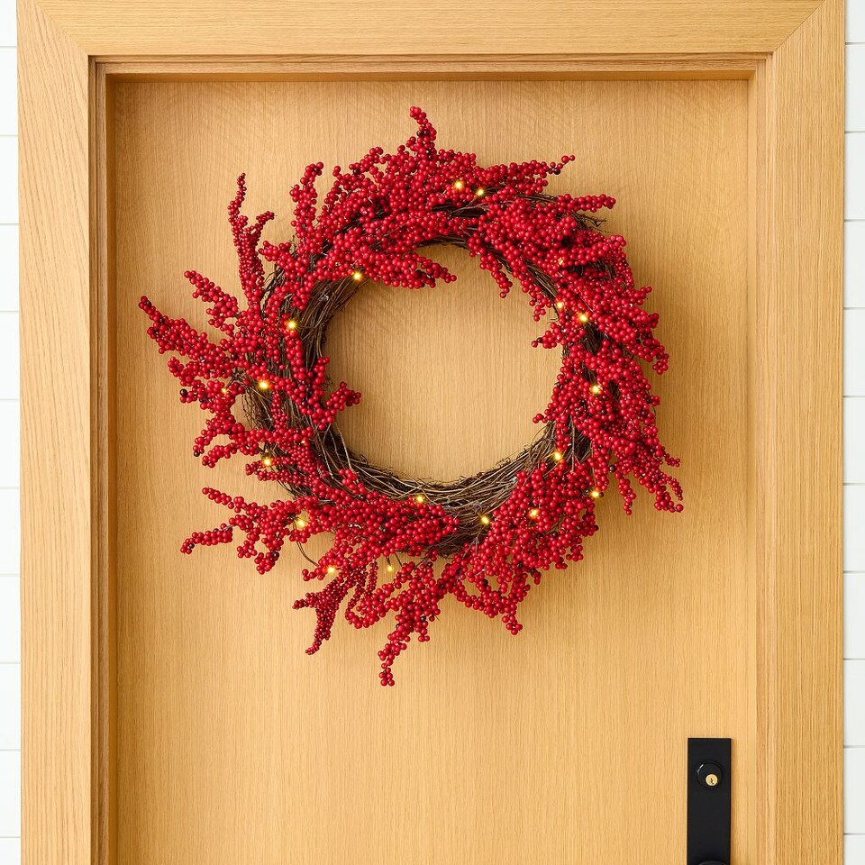 Faux Red Berries Botanicals