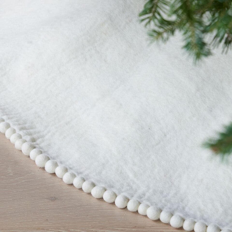 Felt Pom Pom Tree Skirt