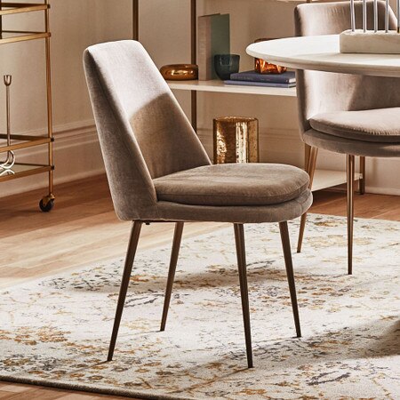 Finley Low Back Upholstered Dining Chair Set Of 2 Finley Low Back Upholstered Dining, Low Back Upholstered Dining Chairs With Arms