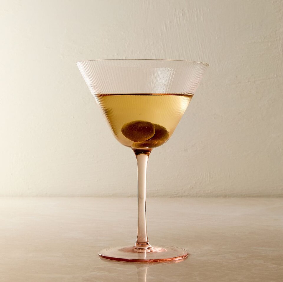 Fluted Martini Glass