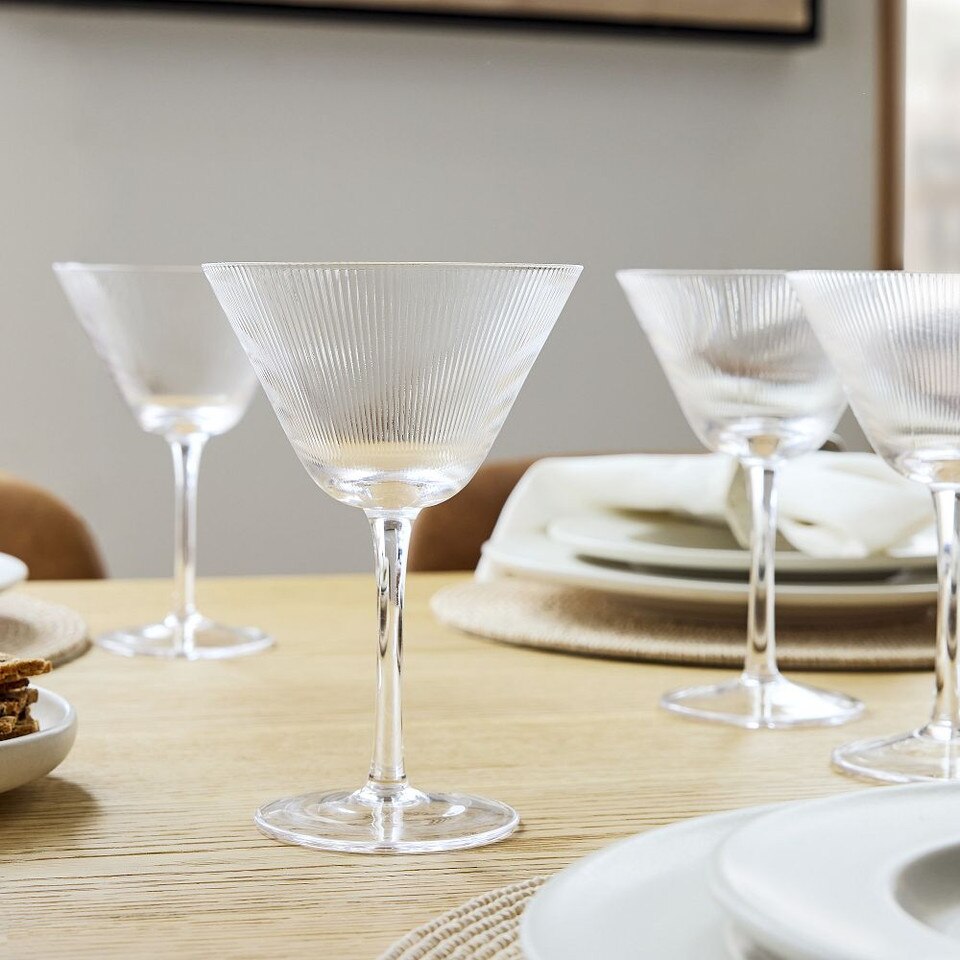 Fluted Martini Glass