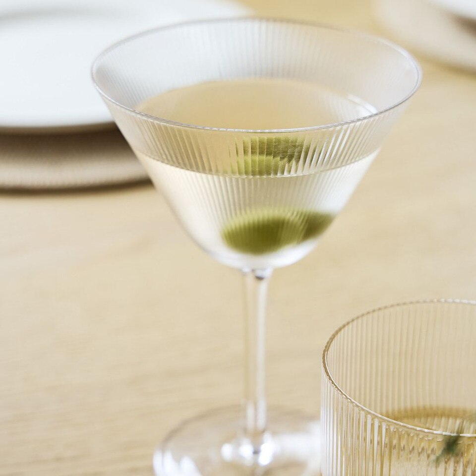 Fluted Martini Glass
