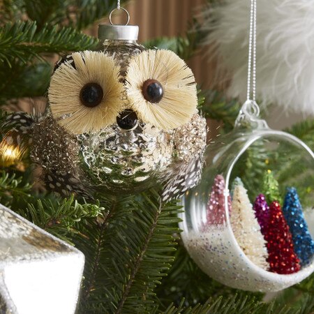 vintage ornament ❀ forest green オーナメント（Forest In Glass 