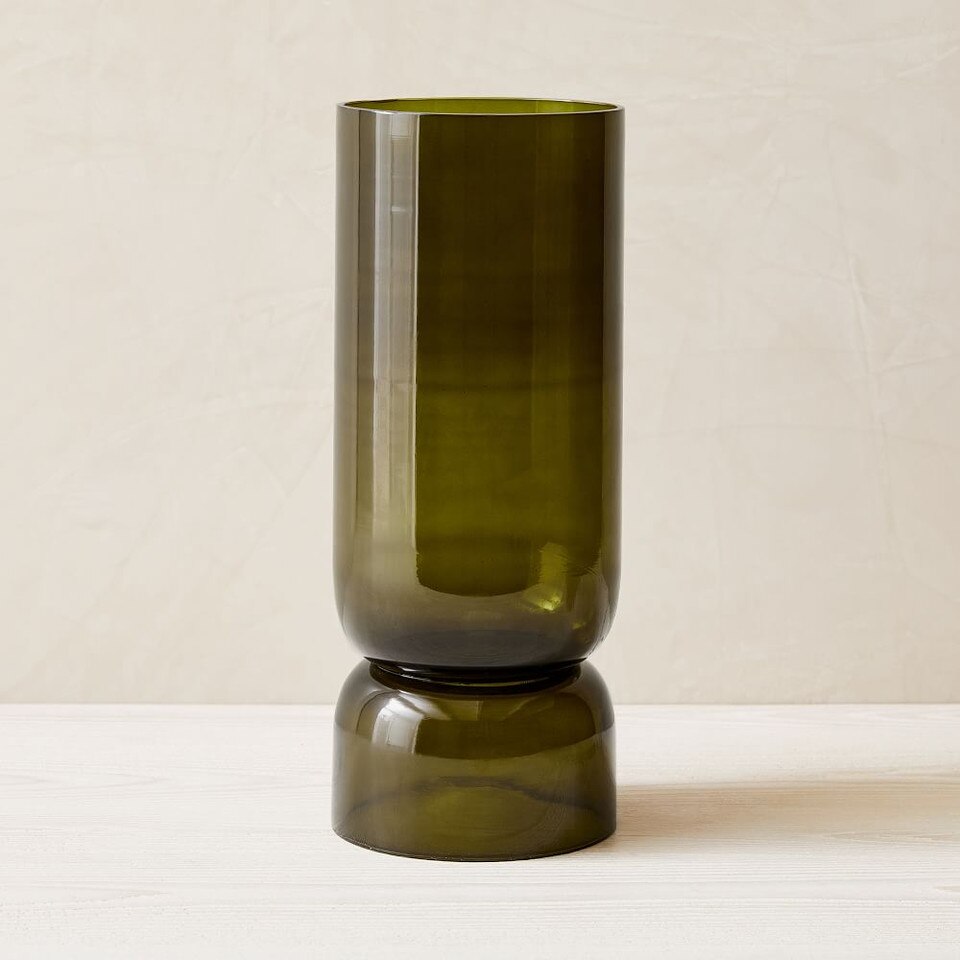 Foundations Olive Glass Vases