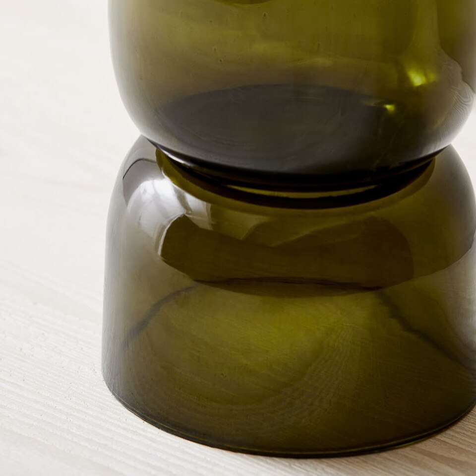 Foundations Olive Glass Vases