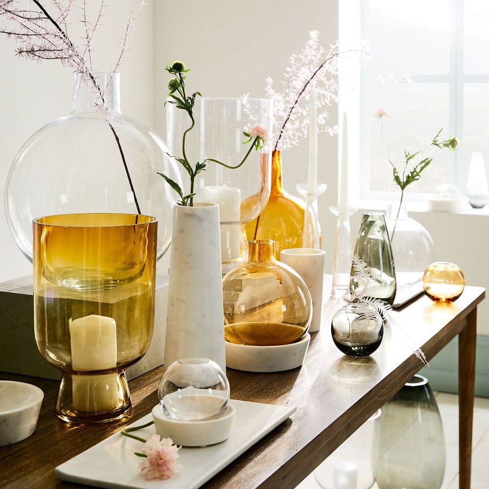 Mixed Material Foundations Vases