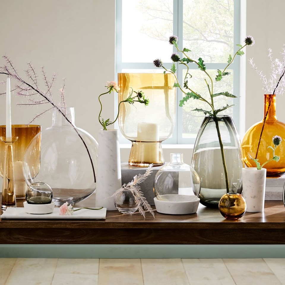 Mixed Material Foundations Vases
