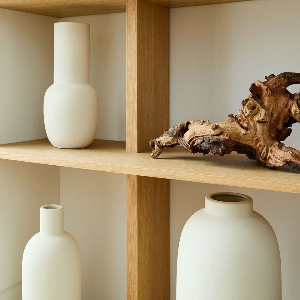 Foundations Whitewash Vases