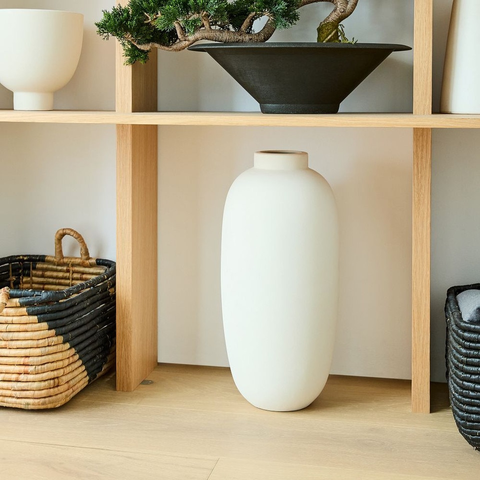 Foundations Whitewash Vases