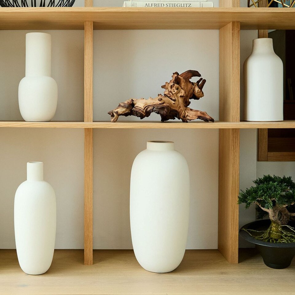 Foundations Whitewash Vases